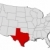 Map of the United States, Texas highlighted stock photo © Schwabenblitz