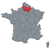 Map of France, Picardy highlighted stock photo © Schwabenblitz
