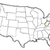 Map of the United States, West Virginia highlighted stock photo © Schwabenblitz