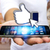 Businessman using modern social network stock photo © sdecoret