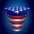 estrelas · monte · bandeira · americana · elementos · festa · abstrato - foto stock © sgursozlu