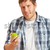 Young man with apple stock photo © ShawnHempel