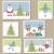 karácsony · illusztráció · nagy · szett · színes · papír - stock fotó © shekoru