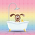 Dog in bath for grooming stock photo © sognolucido