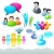 People Network Icons and Elements stock photo © solarseven