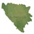 Bosnia and Herzegovina map on green paper stock photo © speedfighter