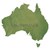 Australia map on green paper stock photo © speedfighter