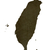 Dark silhouetted map of Taiwan stock photo © speedfighter
