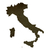 escuro · mapa · Itália · isolado · branco - foto stock © speedfighter