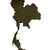 Dark silhouetted map of Thailand stock photo © speedfighter