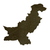 Dark silhouetted map of Pakistan stock photo © speedfighter