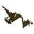 Dark silhouetted map of Newfoundland stock photo © speedfighter