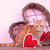 valentine · kedi · kırmızı · kalpler · kalp · sepet - stok fotoğraf © Stephanie_Zieber