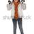 若い女の子 · カバー · 暖かい衣類 · 幸せ - ストックフォト © stockyimages