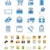 Online shop icons - vector  icon set. 3 Colors included. stock photo © stoyanh