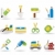building and construction icons  stock photo © stoyanh