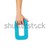 hand holding up the letter U from the top stock photo © stryjek