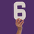 Female hand holding up the number 6  from the top stock photo © stryjek