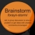 Brainstorm Definition Button Showing Research Thoughts And Discu stock photo © stuartmiles