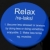 Relax Definition Button Showing Less Stress And Tense stock photo © stuartmiles