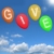 geben · Wort · Ballons · Nächstenliebe · Spenden - stock foto © stuartmiles