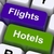 Flights And Hotel Keys For Overseas Vacations stock photo © stuartmiles