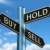 Buy Hold And Sell Signpost Representing Stocks Strategy stock photo © stuartmiles