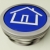 domu · domu · ikona · metaliczny · przycisk · nieruchomości - zdjęcia stock © stuartmiles