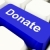 Donate Computer Key In Blue Showing Charity And Fundraising stock photo © stuartmiles