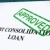 Debt Consolidation Loan Approved Stamp Shows Consolidated Loans  stock photo © stuartmiles