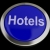 Blue Hotel Button For Travel And Room stock photo © stuartmiles