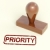 Priority Rubber Stamp Shows Urgent Rush Delivery stock photo © stuartmiles