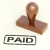 Paid Rubber Stamp Shows Payment Confirmation stock photo © stuartmiles