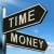 Time Money Signpost Showing Hours Are More Important Than Wealth stock photo © stuartmiles