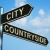 City Or Countryside Directions On A Signpost stock photo © stuartmiles