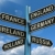 英國 · 法國 · 德國 · 愛爾蘭 · 路標 · 顯示 - 商業照片 © stuartmiles