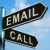 Email Or Call Directions On A Signpost stock photo © stuartmiles