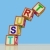 Blocks Spelling Trust Falling Over As Symbol for Lack Of Confide stock photo © stuartmiles