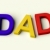 Kids Letters Spelling Dad As Symbol for Fatherhood And Parenting stock photo © stuartmiles