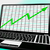 pijl · omhoog · laptop · statistiek · rapporten · business - stockfoto © stuartmiles