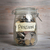 bani · borcan · pensiune · etichetă · monede · sticlă - imagine de stoc © szefei