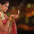 Indian girl hands holding diwali lights stock photo © szefei