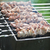 Fleisch · Scheiben · Vorbereitung · Sauce · Feuer · Gras - stock foto © taden