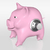 piggy bank has a knob of combination stock photo © TaiChesco