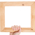houten · frame · hand · geïsoleerd · witte · hout · abstract - stockfoto © Taigi