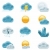 Vector weather forecast icons. Part 1 stock photo © tele52
