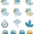 Vector weather forecast icons. Part 2 stock photo © tele52