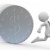 zakenman · lopen · reusachtig · munt · dollar · symbool - stockfoto © texelart