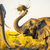 olifanten · spelen · modder · jonge · oude · rivieroever - stockfoto © THP