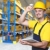smiling worker in warehouse stock photo © tiero